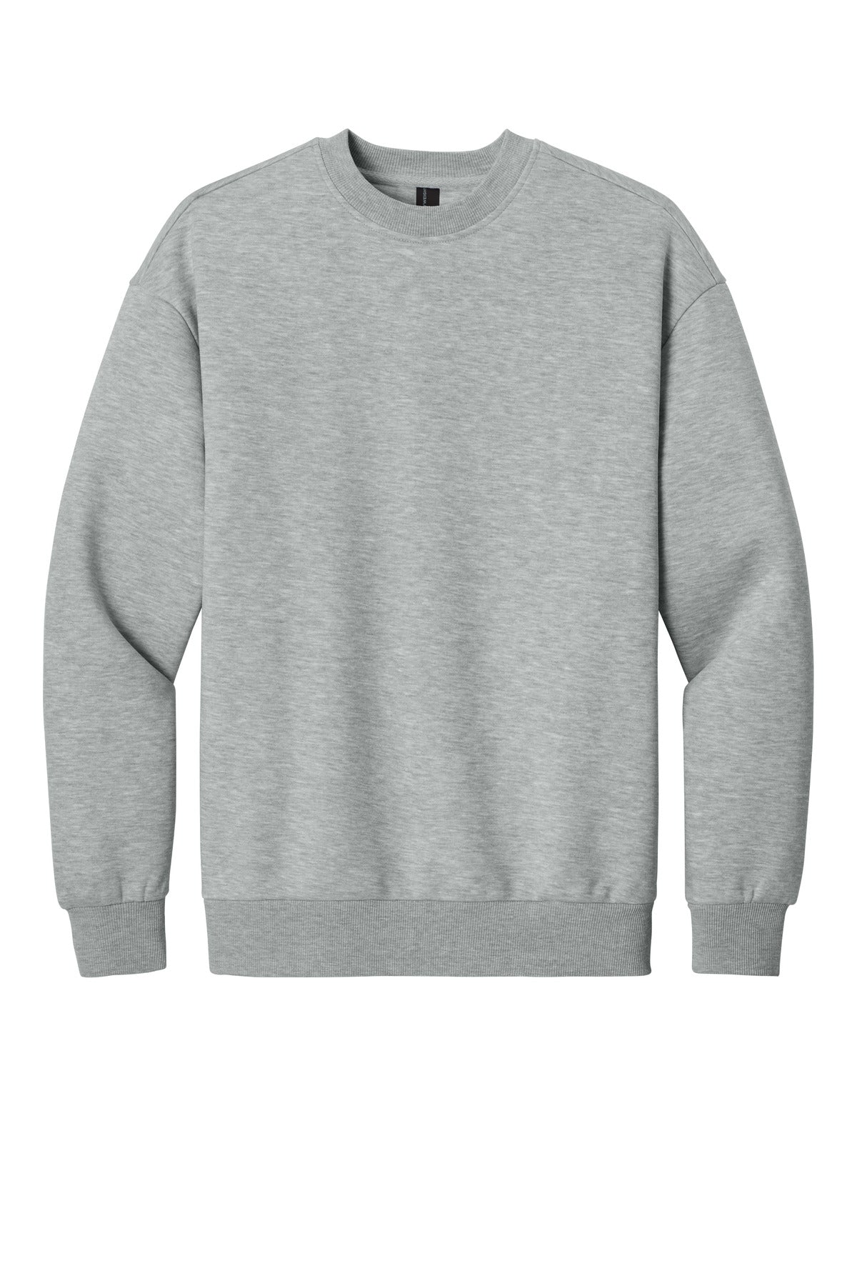 Front View of LtHtGry District V.I.T. Heavyweight Fleece Crew DT6154