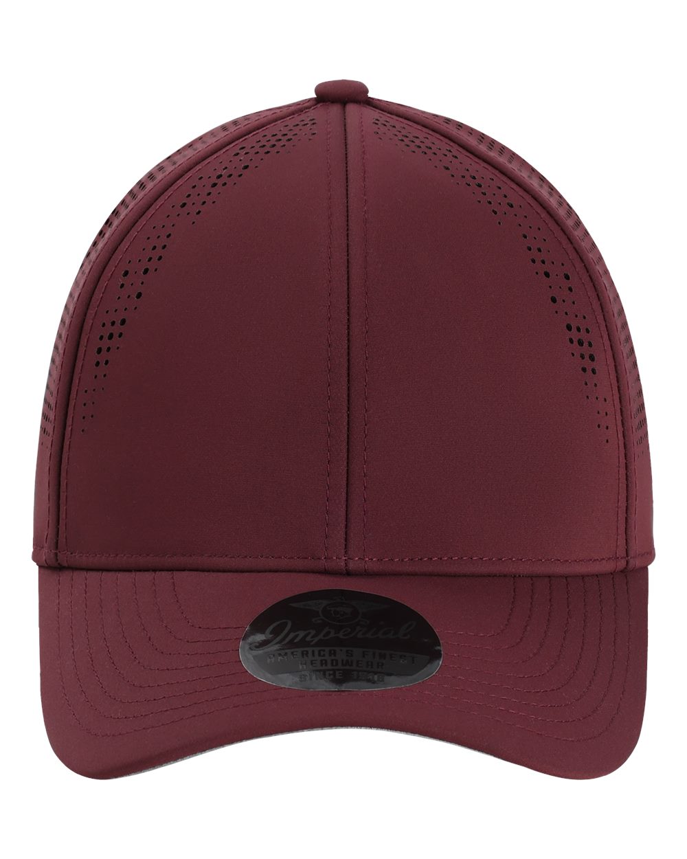 Front View of Maroon The Alpha Cap - S1502