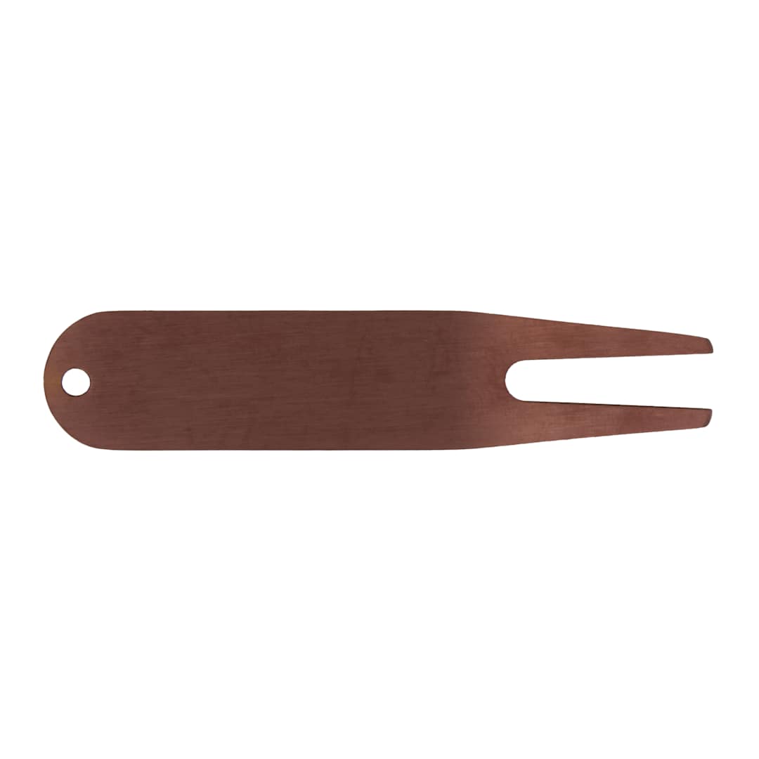Front View of Metallic Classic Metal Divot Tool plain