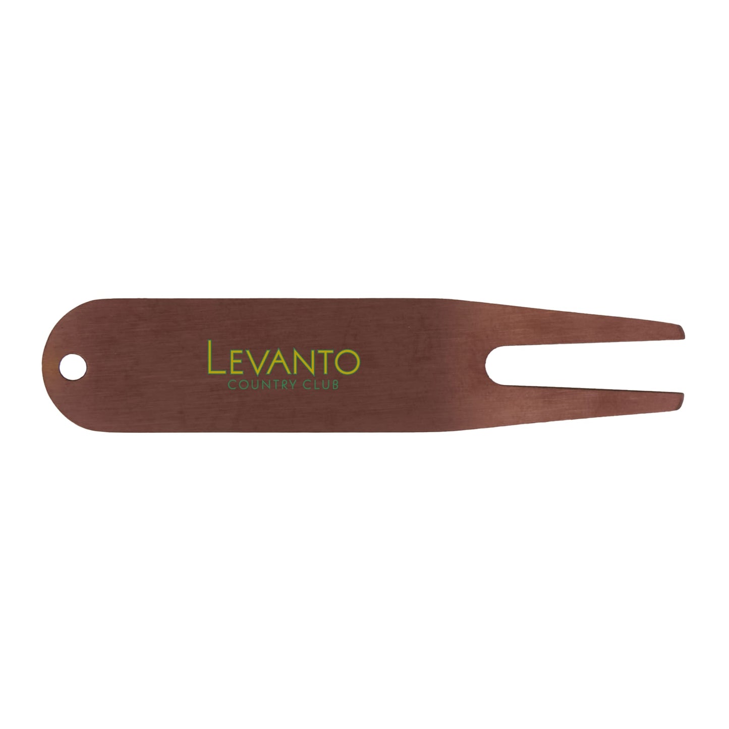 Front View of Metallic Classic Metal Divot Tool