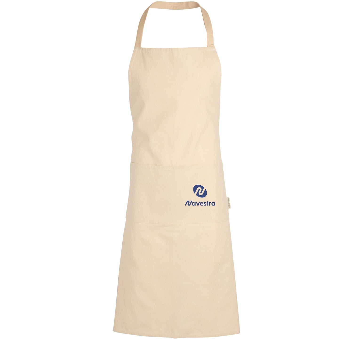 Front View of Natural Recycled Cotton Apron