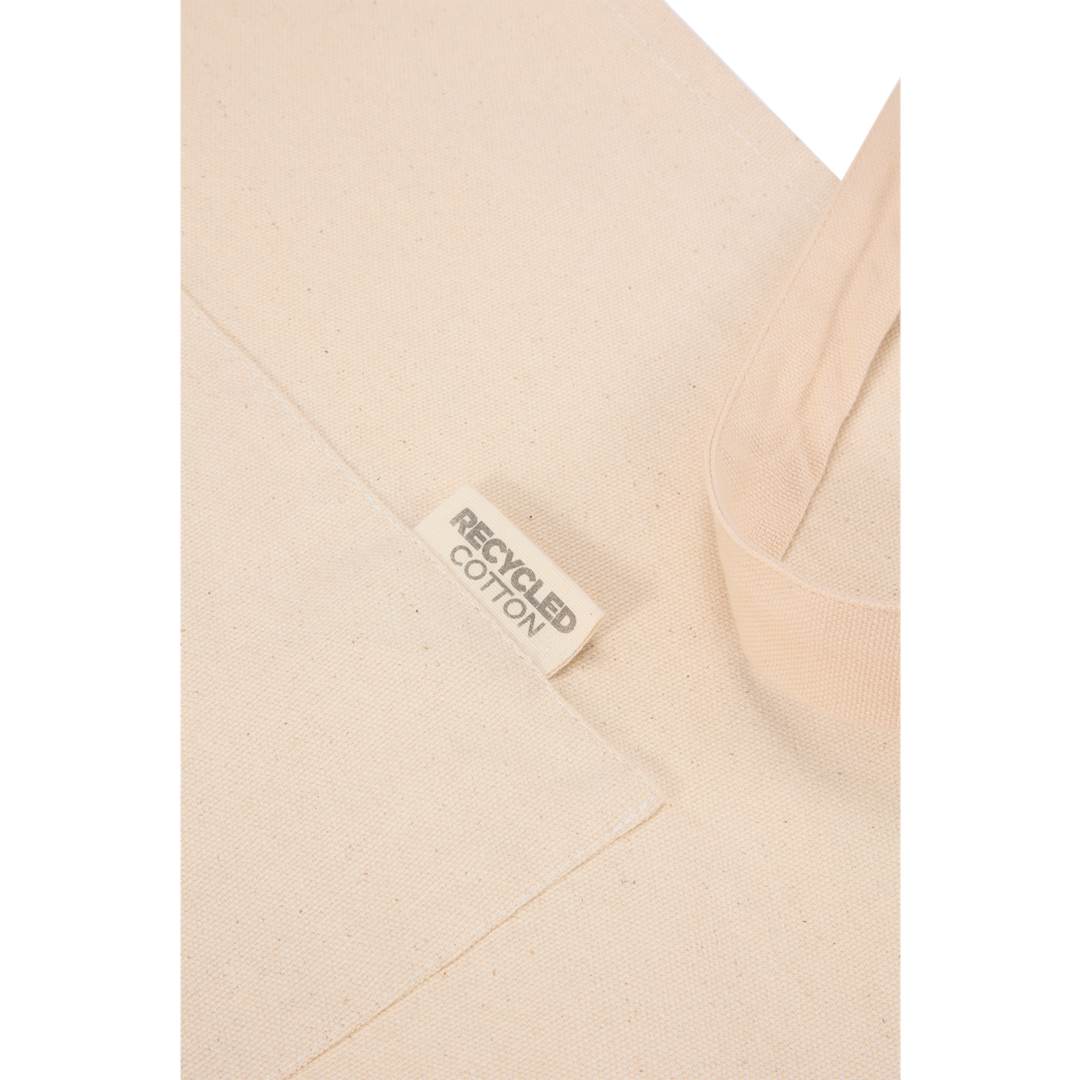 Front View of Natural Recycled Cotton Apron