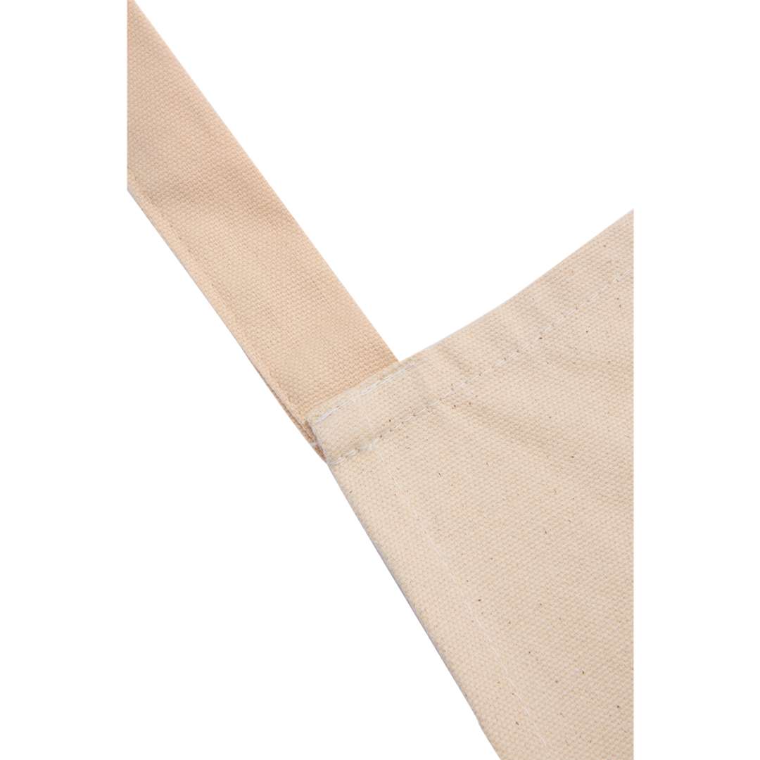 Front View of Natural Recycled Cotton Apron