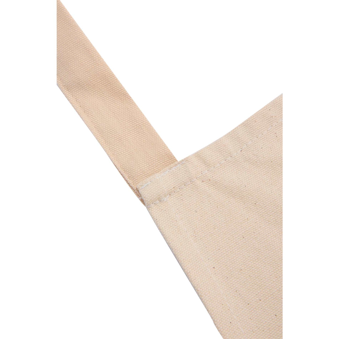 Front View of Natural Recycled Cotton Apron