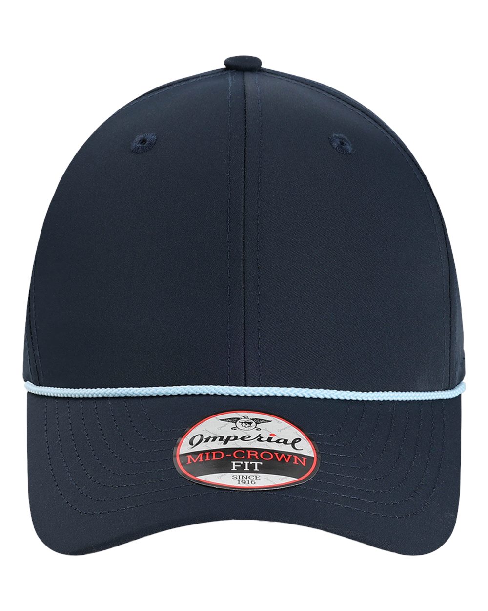 Front View of Navy/ Light Blue The Wingman Cap - 7054