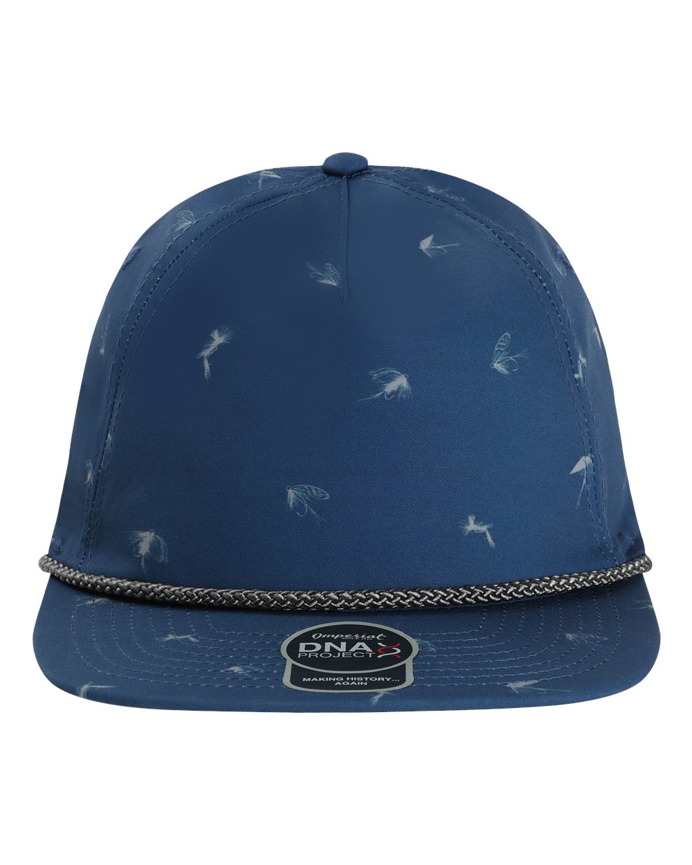 Front View of Navy The Golden Hour Cap - DNA014