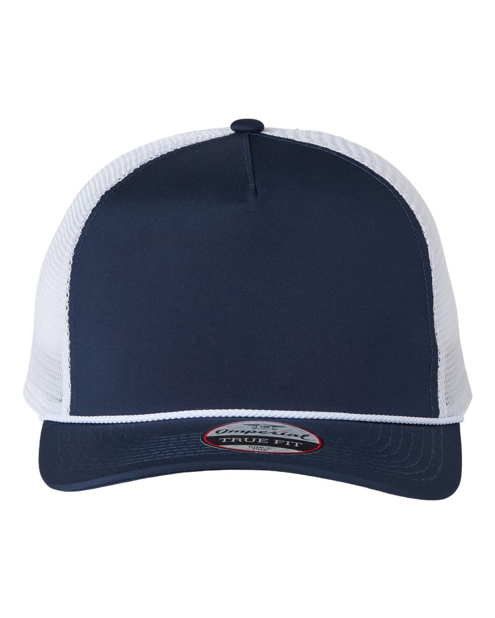 Front View of Navy/ White/ White The Rabble Rouser Cap - 5055