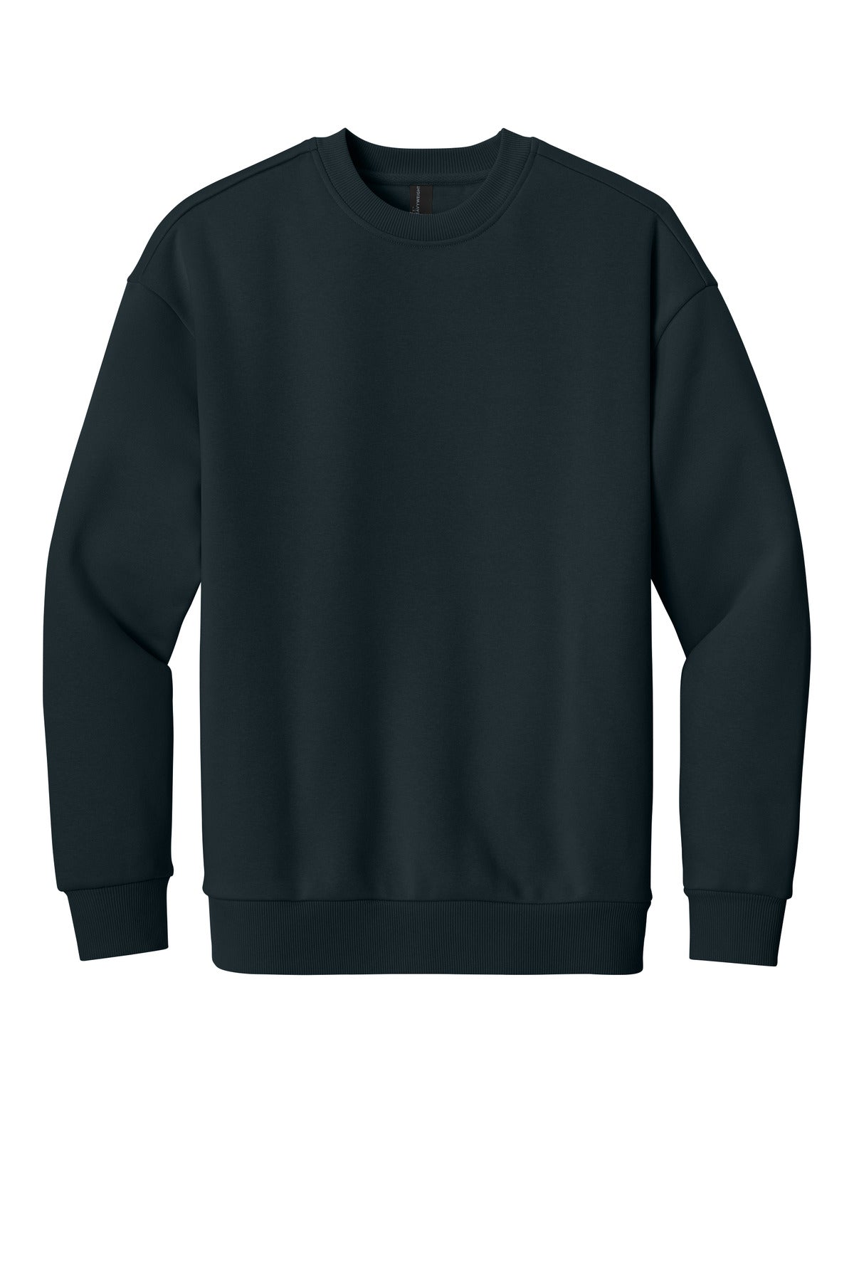 Front View of NavyBlue District V.I.T. Heavyweight Fleece Crew DT6154