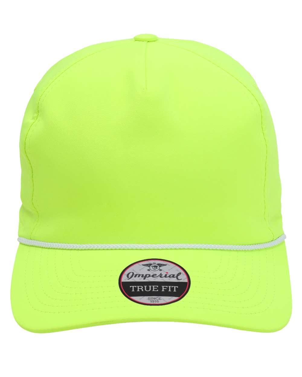 Front View of Neon Yellow/ White The Wrightson Cap - 5054
