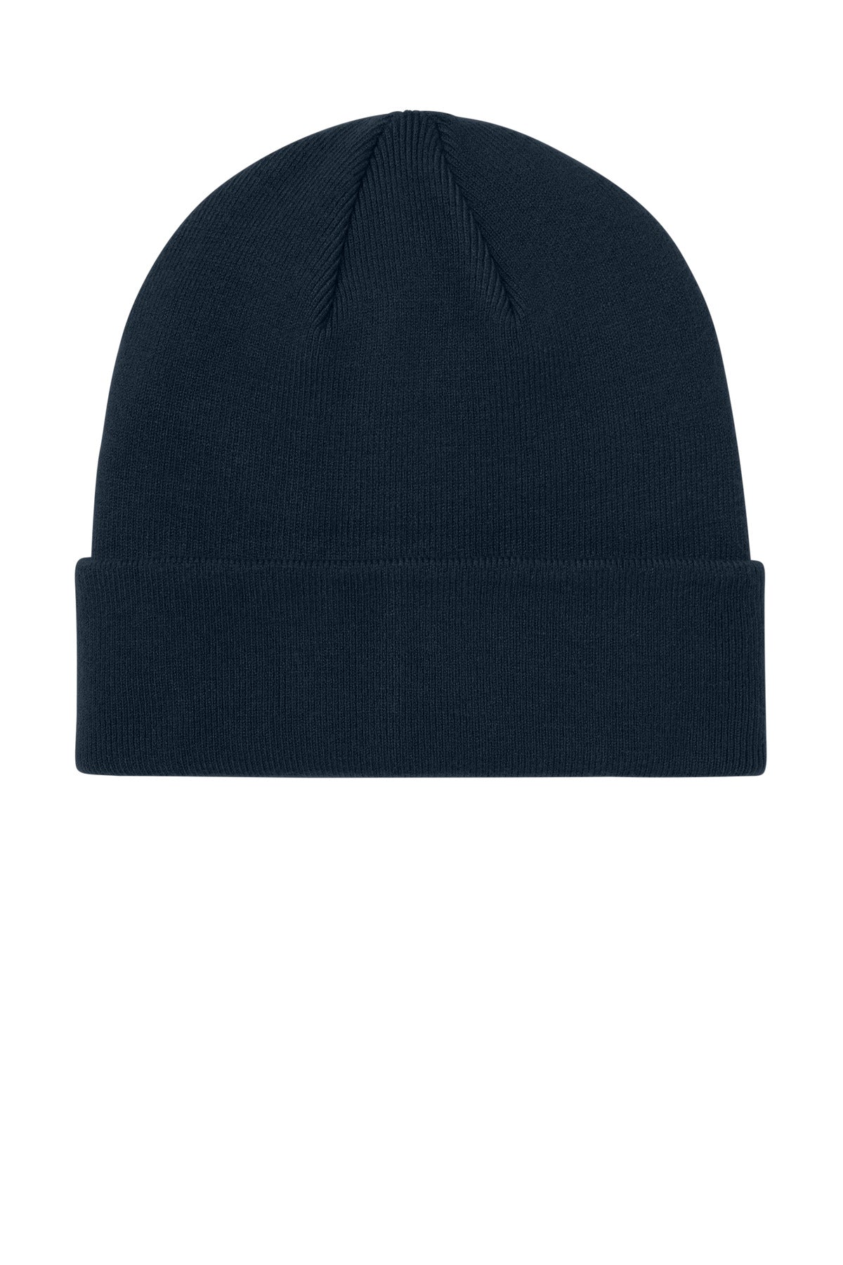 Front View of NightNavy Mercer+Mettle Soft Blend Beanie MMC150