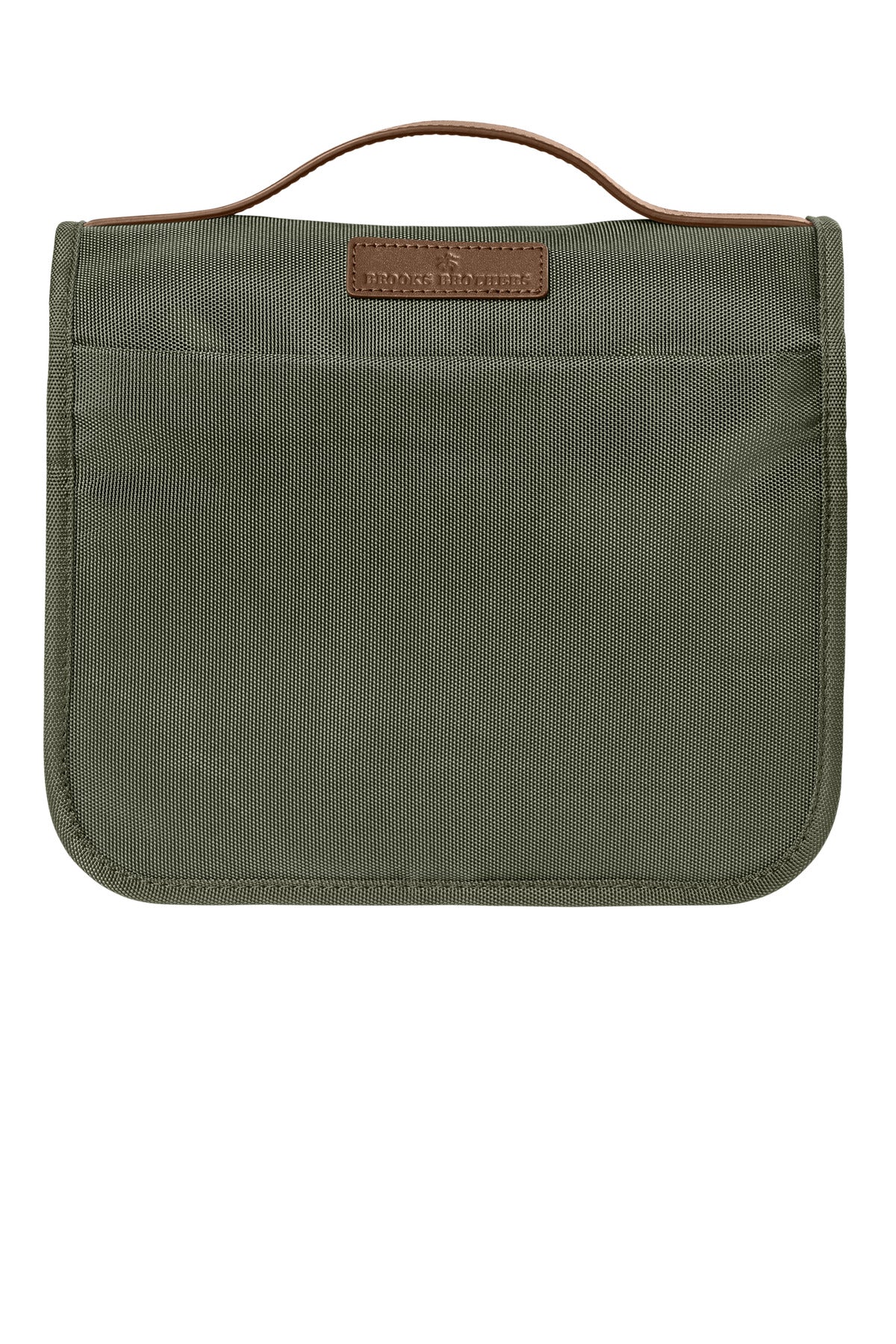 Front View of NobleGreen Brooks Brothers Oxford Small Travel Bag BB18872
