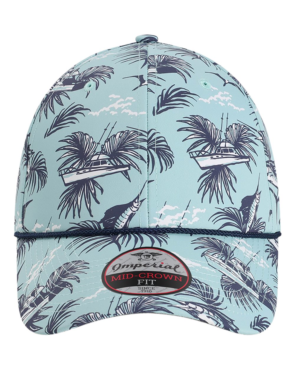 Front View of Offshore Slate The Outtasite Cap - 5058
