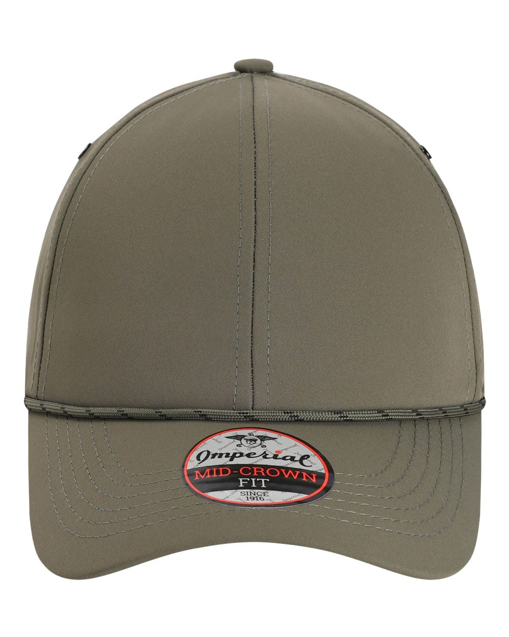 Front View of Olive The Habanero Performance Rope Cap - 6054