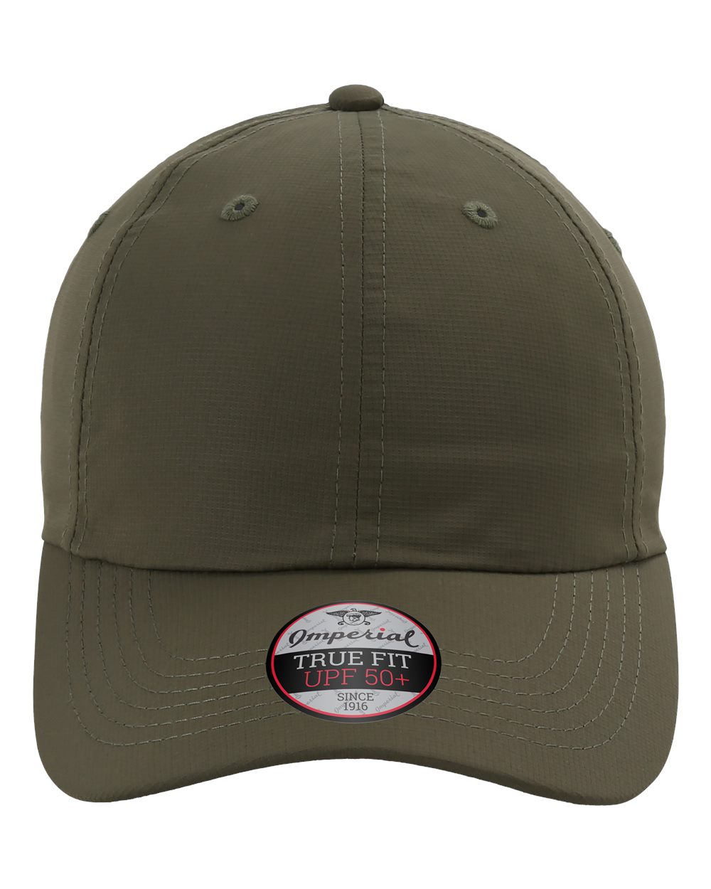 Front View of Olive The Original Performance Cap - X210P