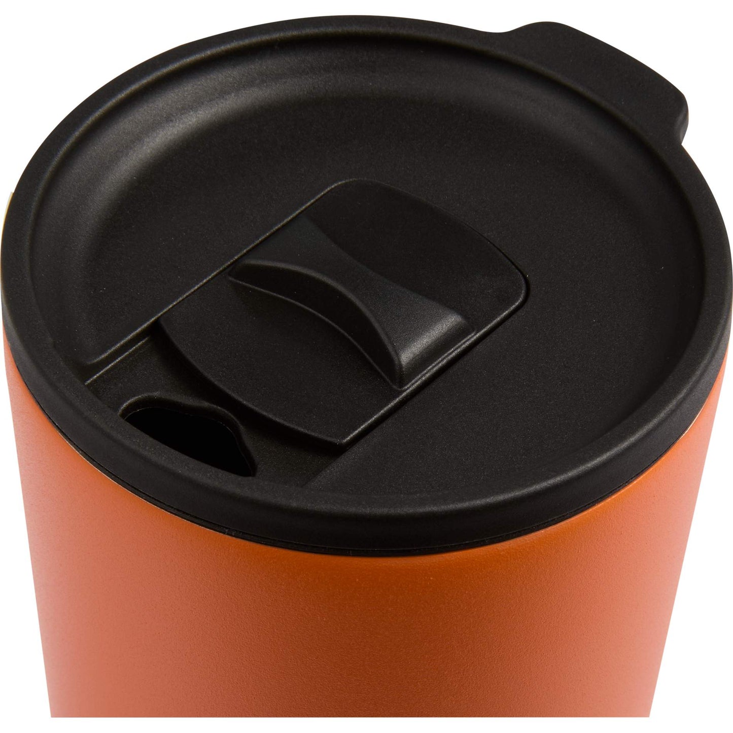 Front View of Orange Leeston Copper Vacuum Insulated Tumbler 24oz