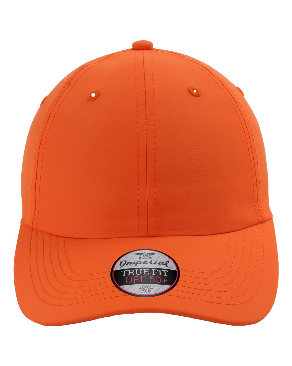 Front View of Orange The Original Performance Cap - X210P
