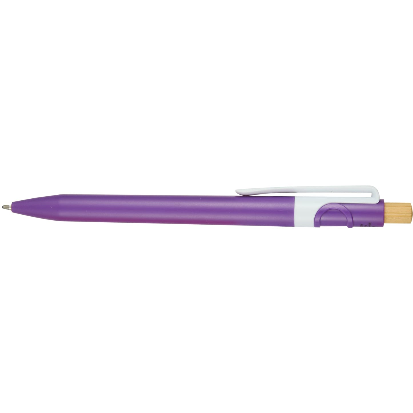 Front View of Purple Sunburst Recycled Gel Pen plain