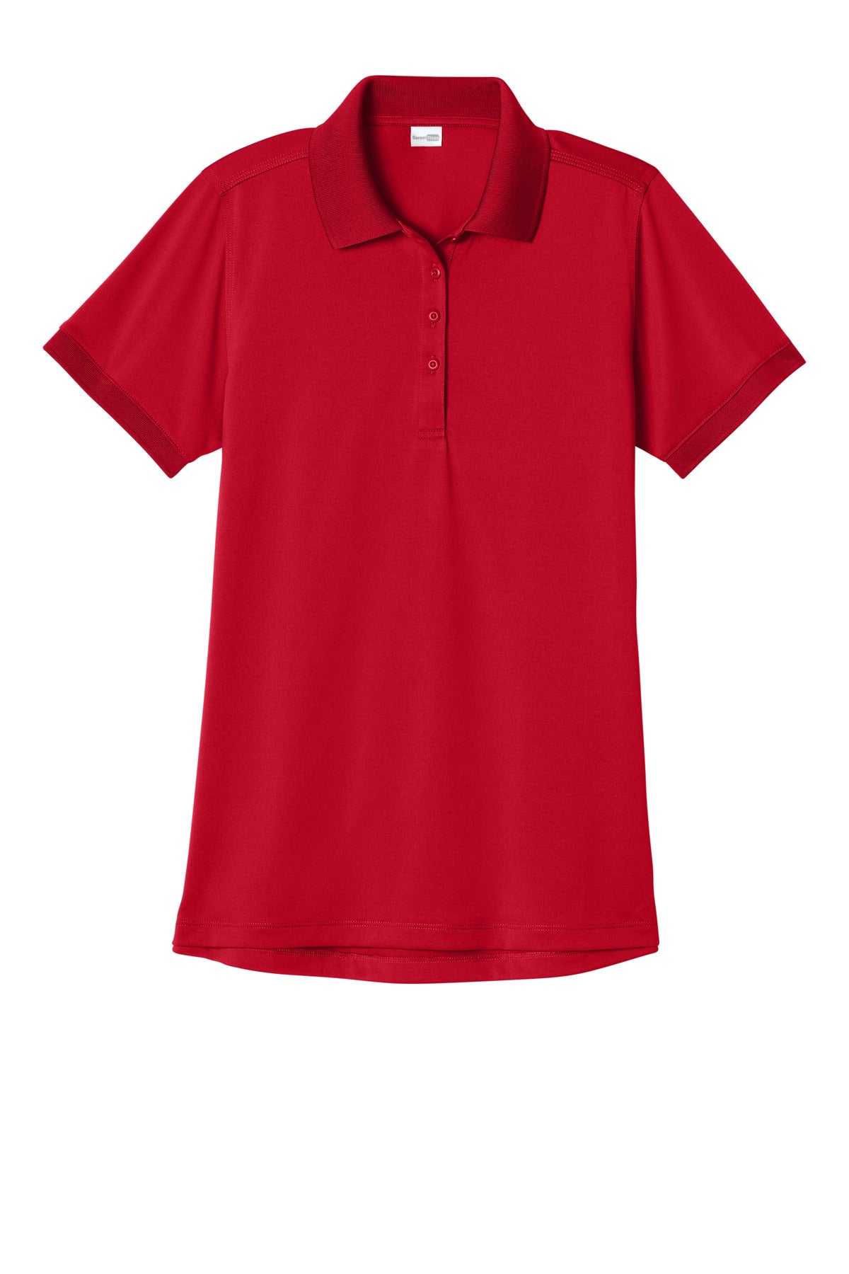 Front View of Red CornerStone Women's Workwear Pro Polo CS451