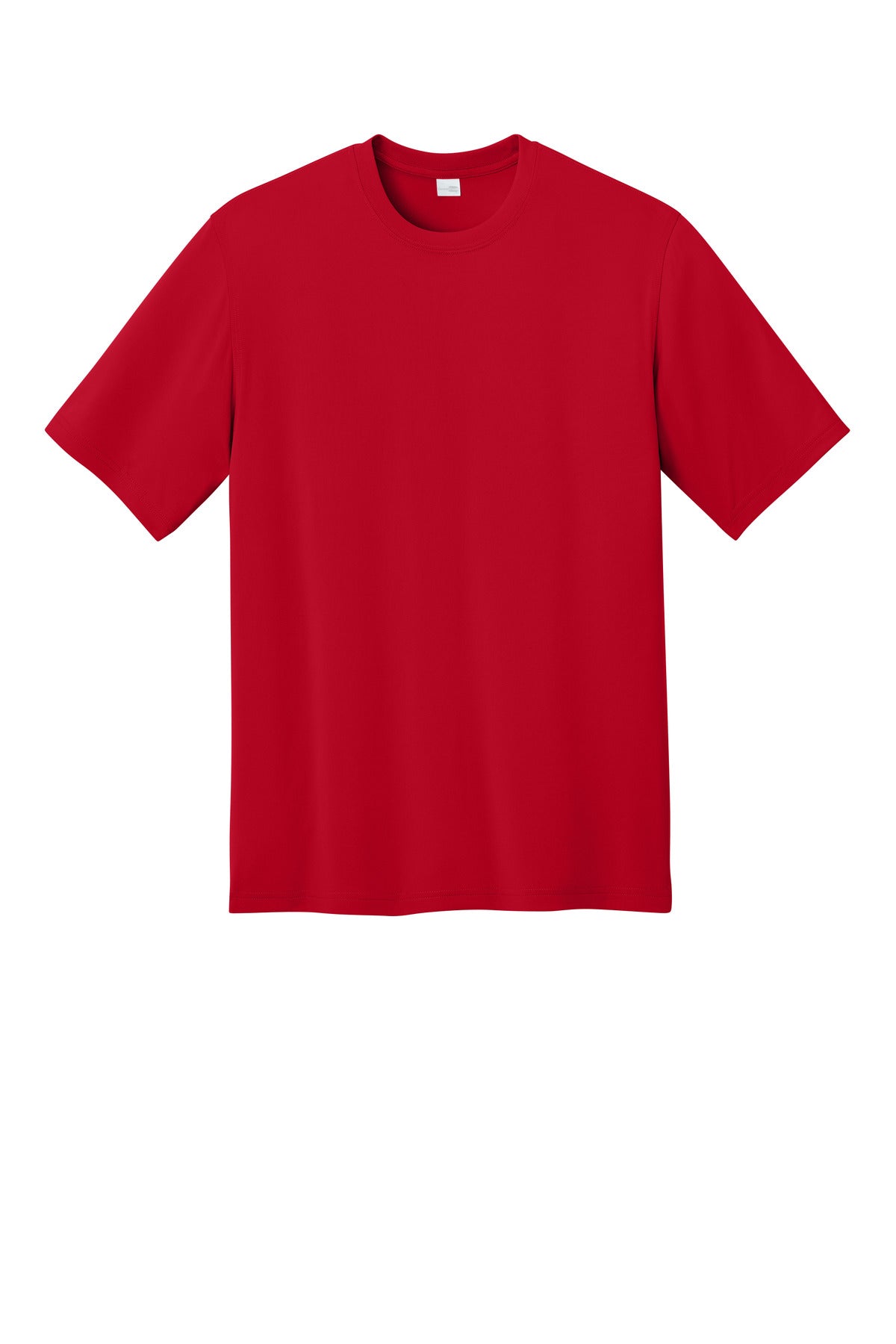 Front View of Red CornerStone Workwear Pro Short Sleeve Tee CS440