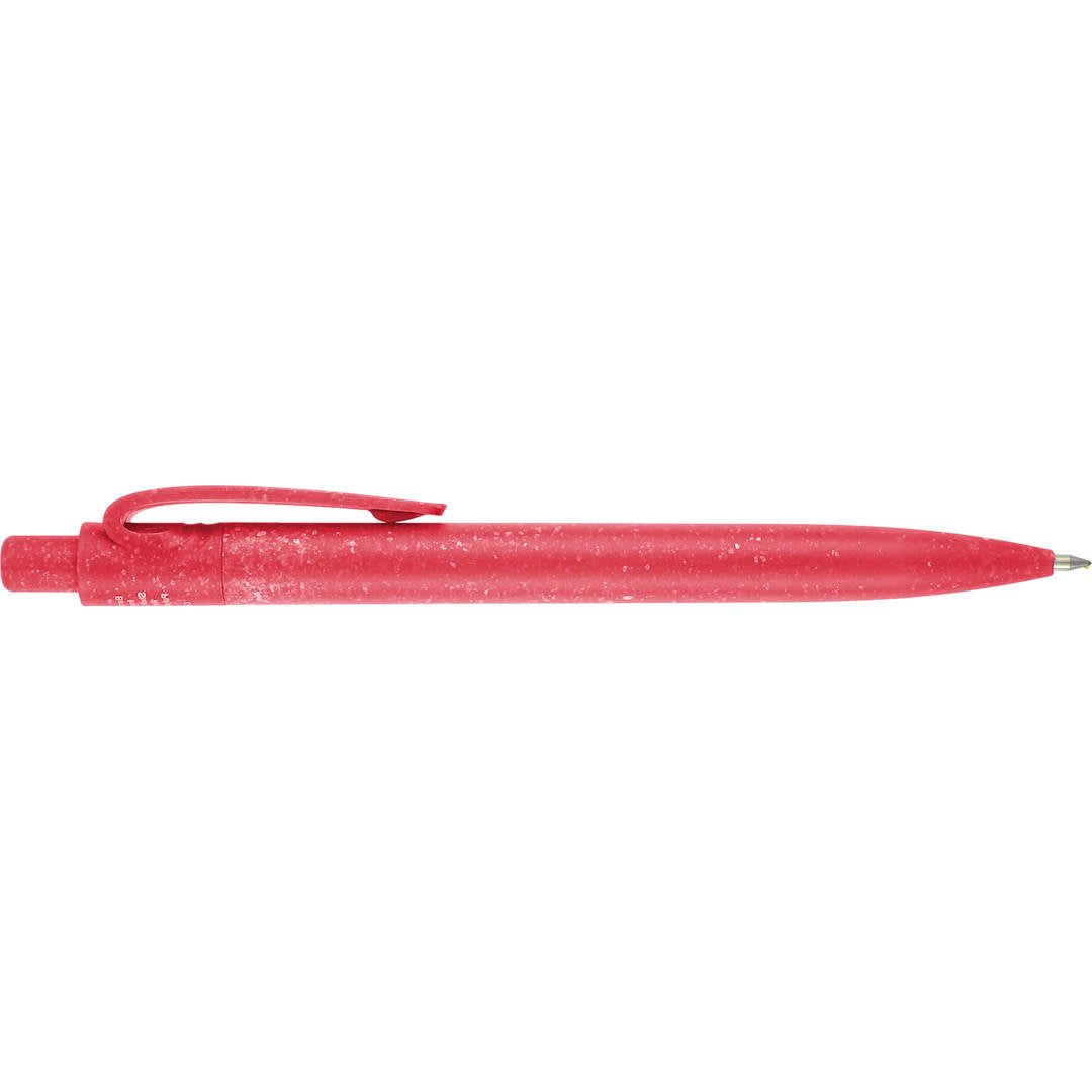 Front View of Red Shoreside Gel Pen plain