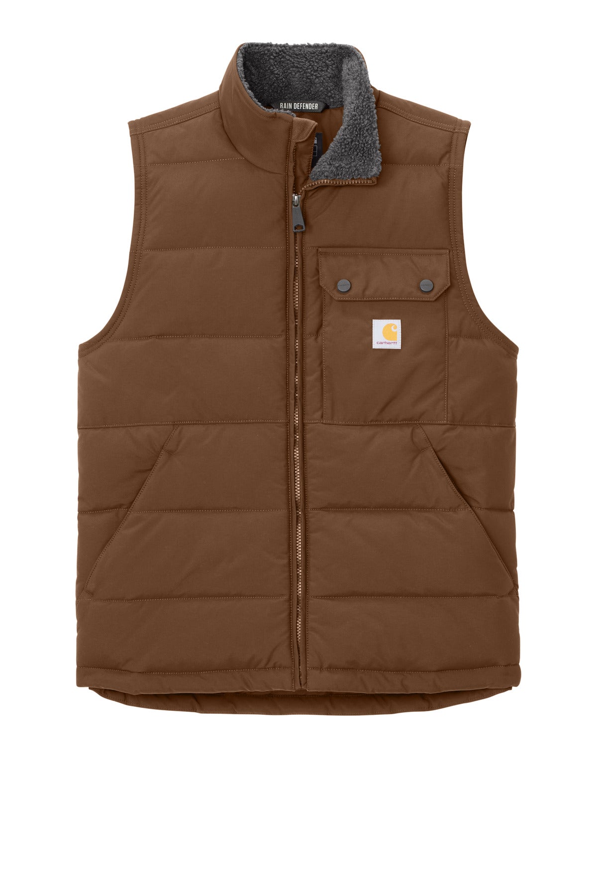 Front View of RedDuckBrn Carhartt Montana Insulated Vest CT105475
