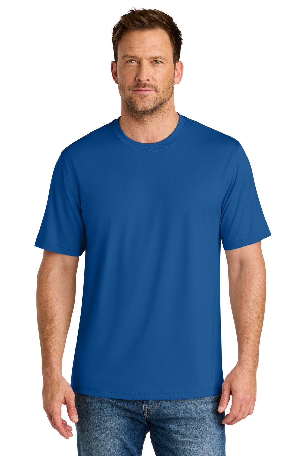 Front View of Royal CornerStone Workwear Pro Short Sleeve Tee CS440