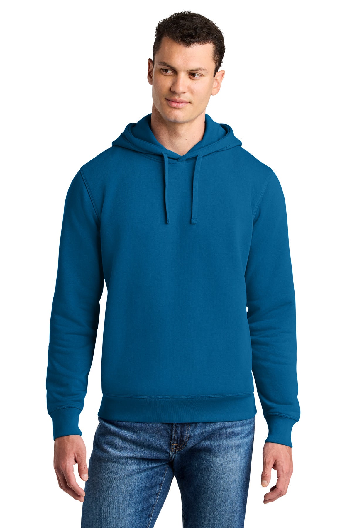 Front View of RoyalBlue Stanley/Stella Unisex Sounder Hooded Sweatshirt SXU012