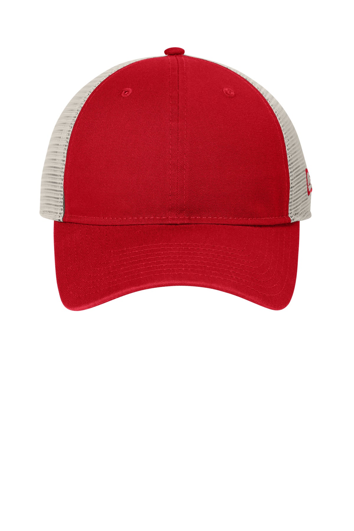 Front View of Scar/Stone New Era 9TWENTY Unstructured Mesh Snapback Cap NE215