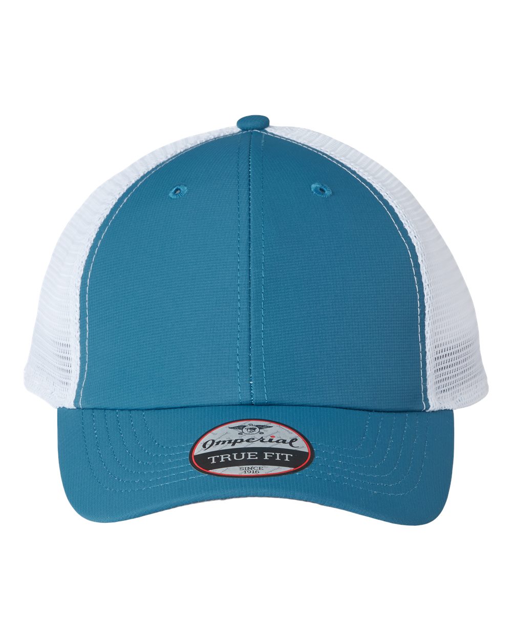 Front View of Seaglass/ White The Original Sport Mesh Cap - X210SM