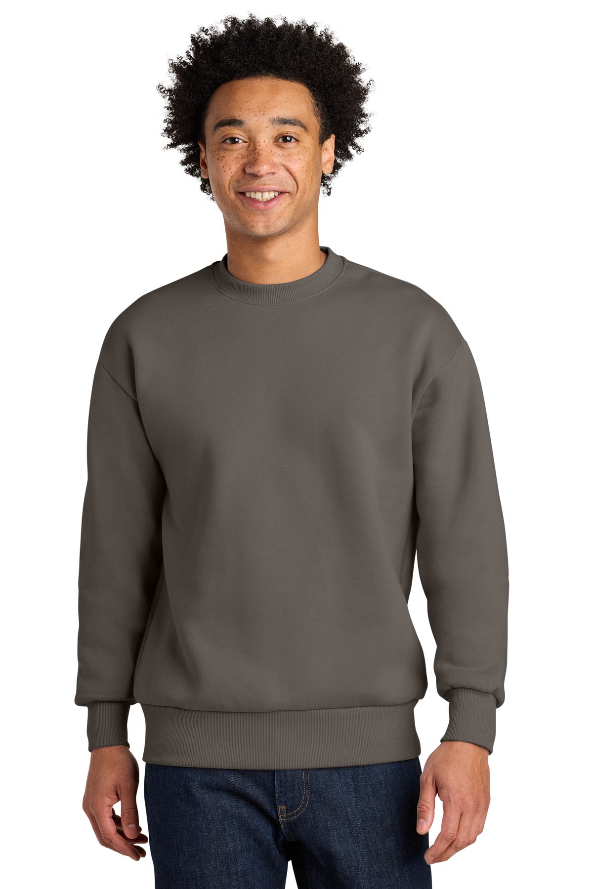 Front View of Shiitake Next Level Apparel Heavyweight Sweatshirt NL9007