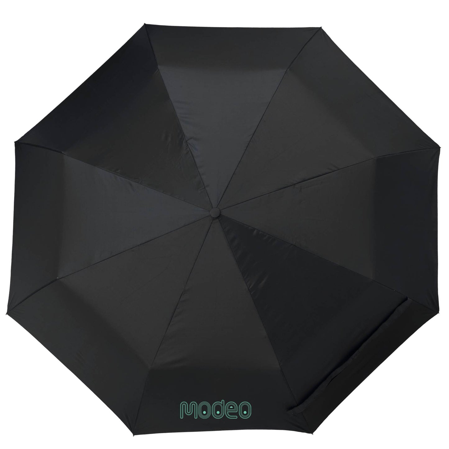 Front View of Silver 42" Folding Auto Open/Close Umbrella