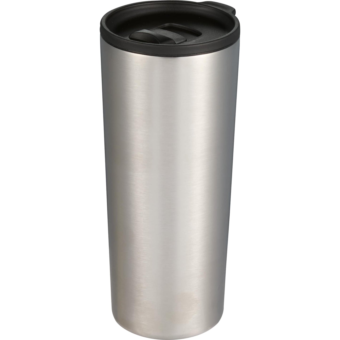 Front View of Silver Leeston Copper Vacuum Insulated Tumbler 24oz plain
