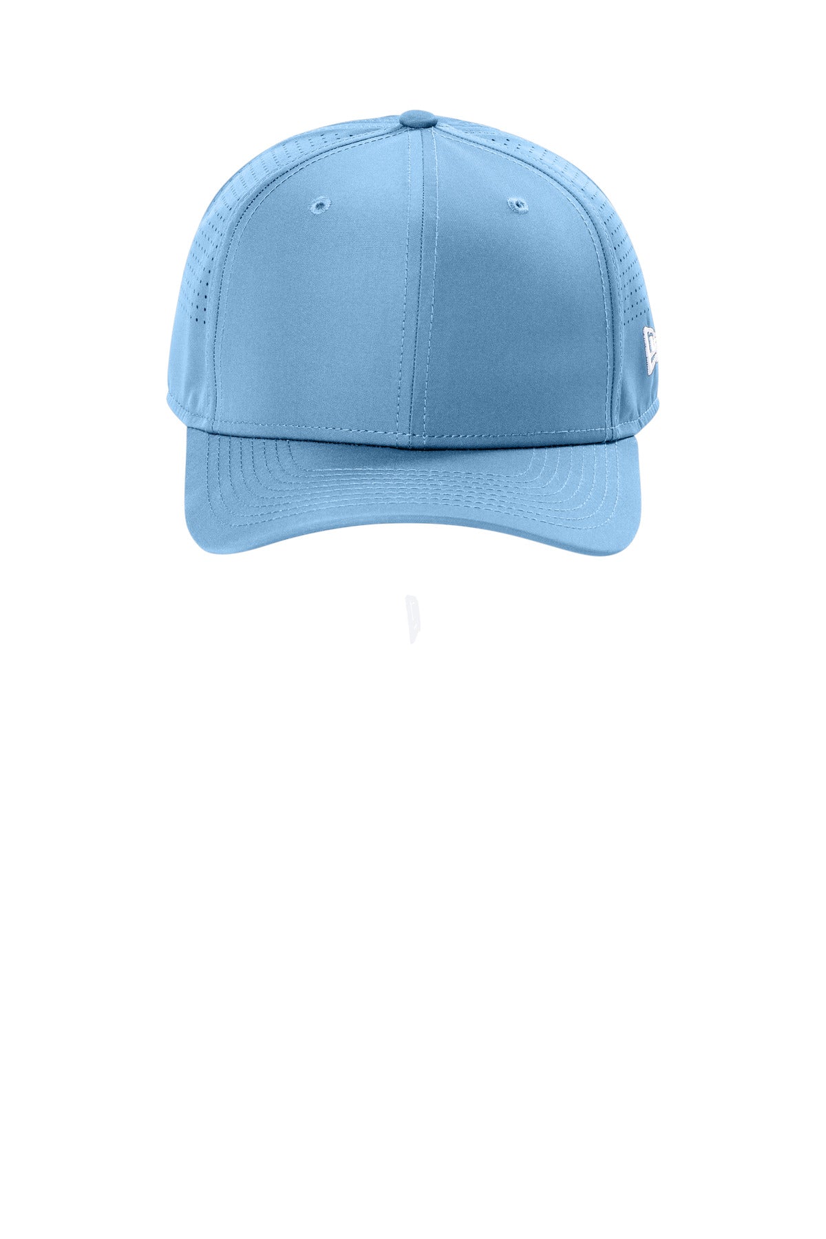 Front View of SkyBlue New Era 9SEVENTY Perforated Snapback Cap NE501