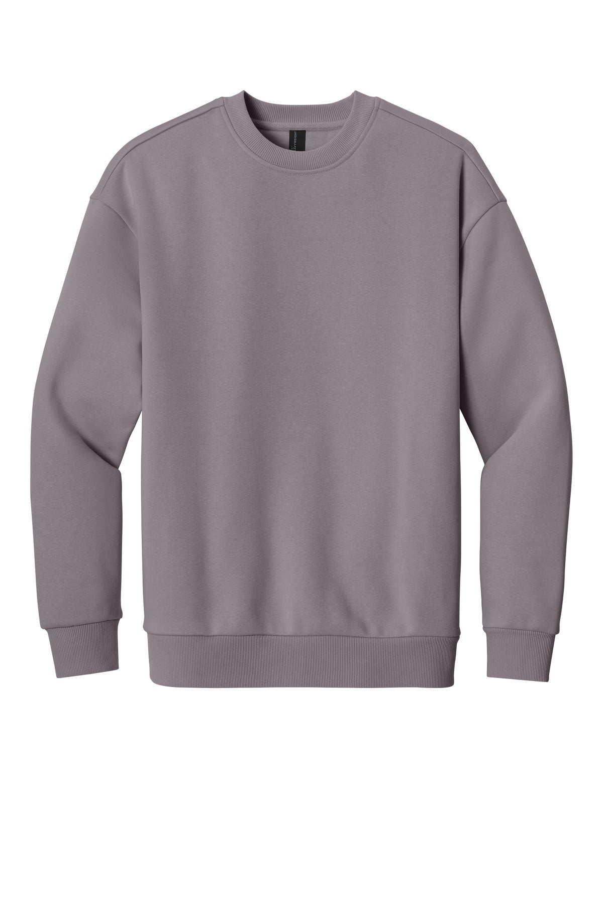 Front View of SmkyAmthst District V.I.T. Heavyweight Fleece Crew DT6154