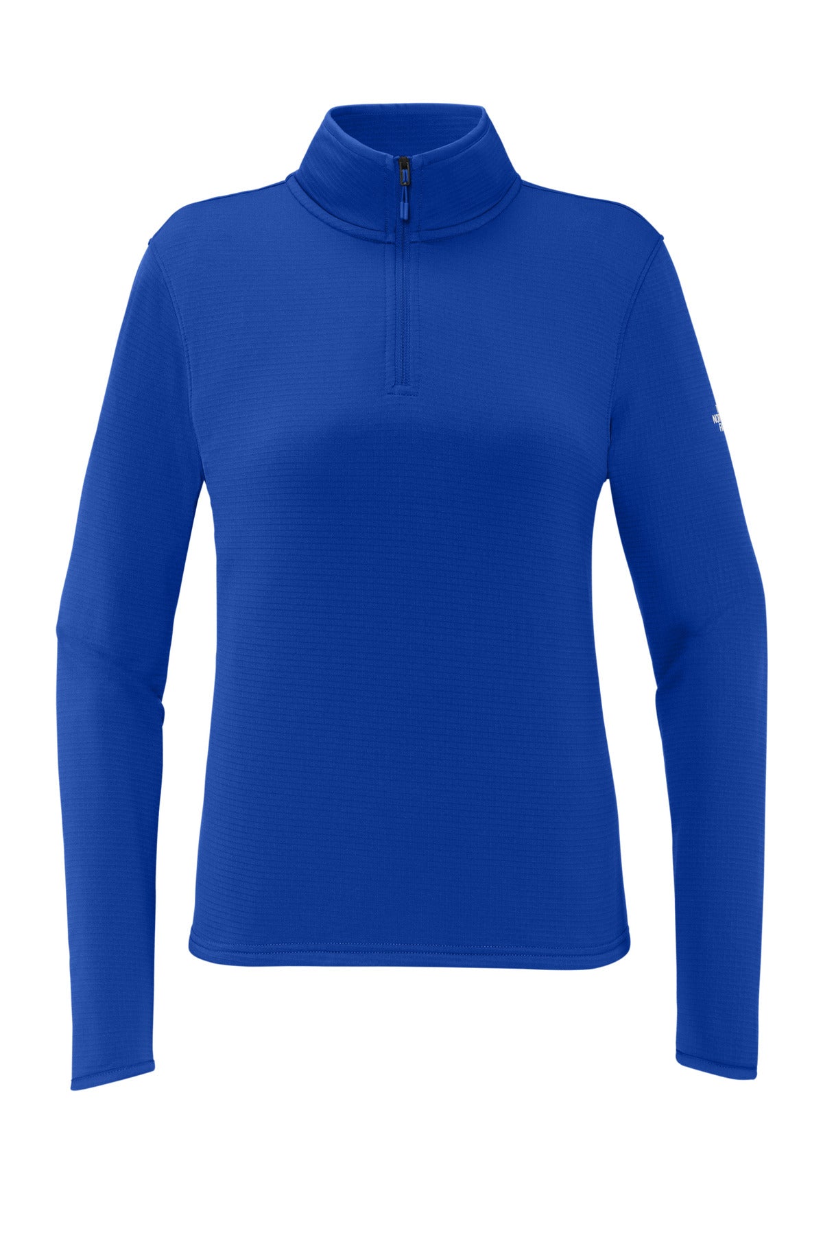 Front View of TNFBlue The North Face Women's Aim 1/4-Zip Fleece NF0A8FQK