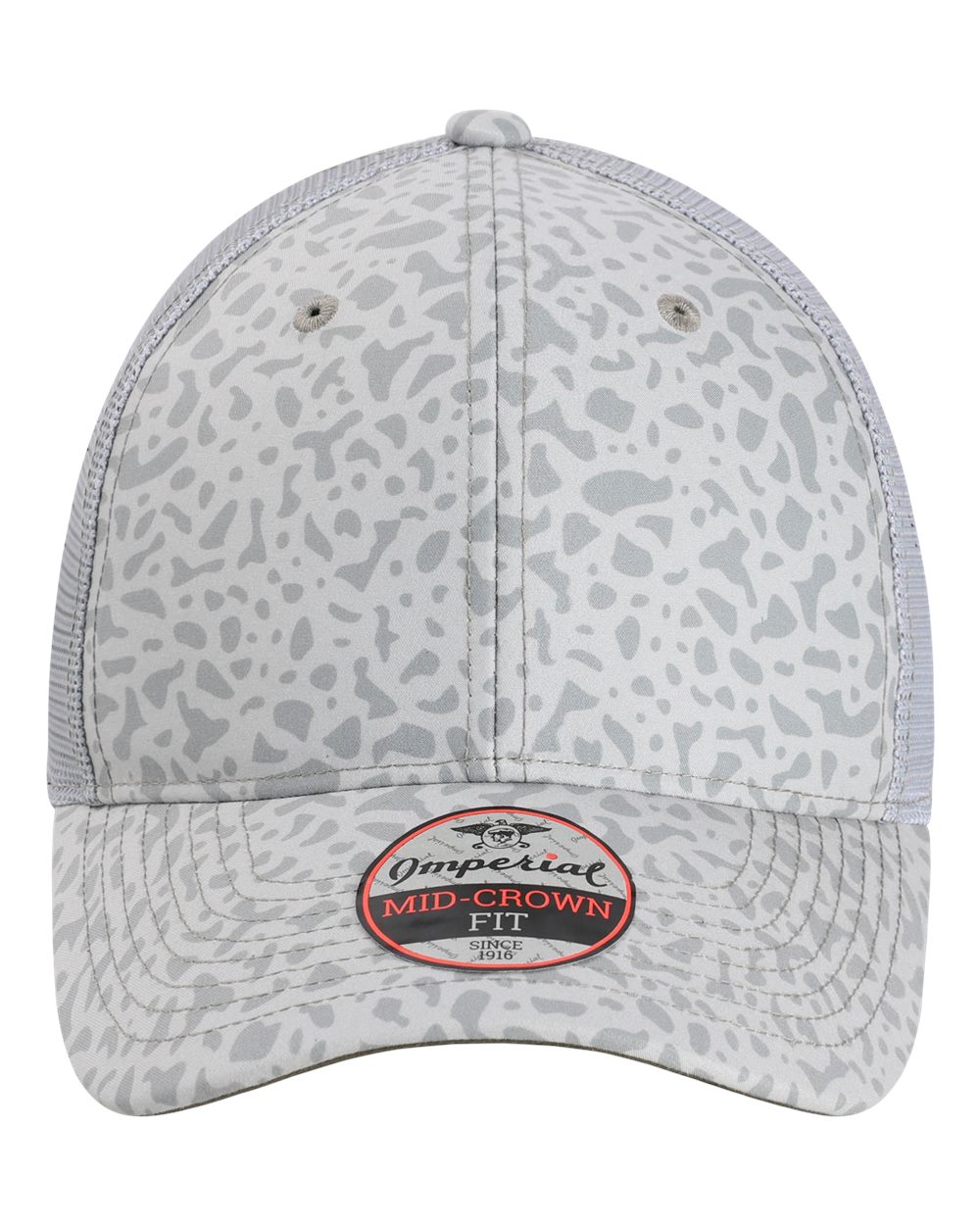 Front View of Trout Grey The Passenger Side Cap - 4074