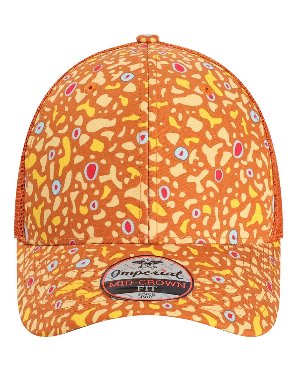 Front View of Trout Skin The Passenger Side Cap - 4074