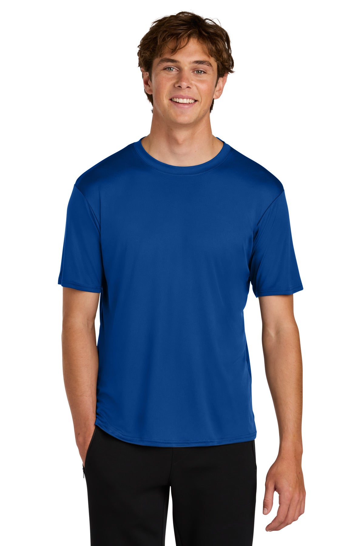 Front View of TrueRoyal Port & Co PosiPrint Performance Tee PC380DTG