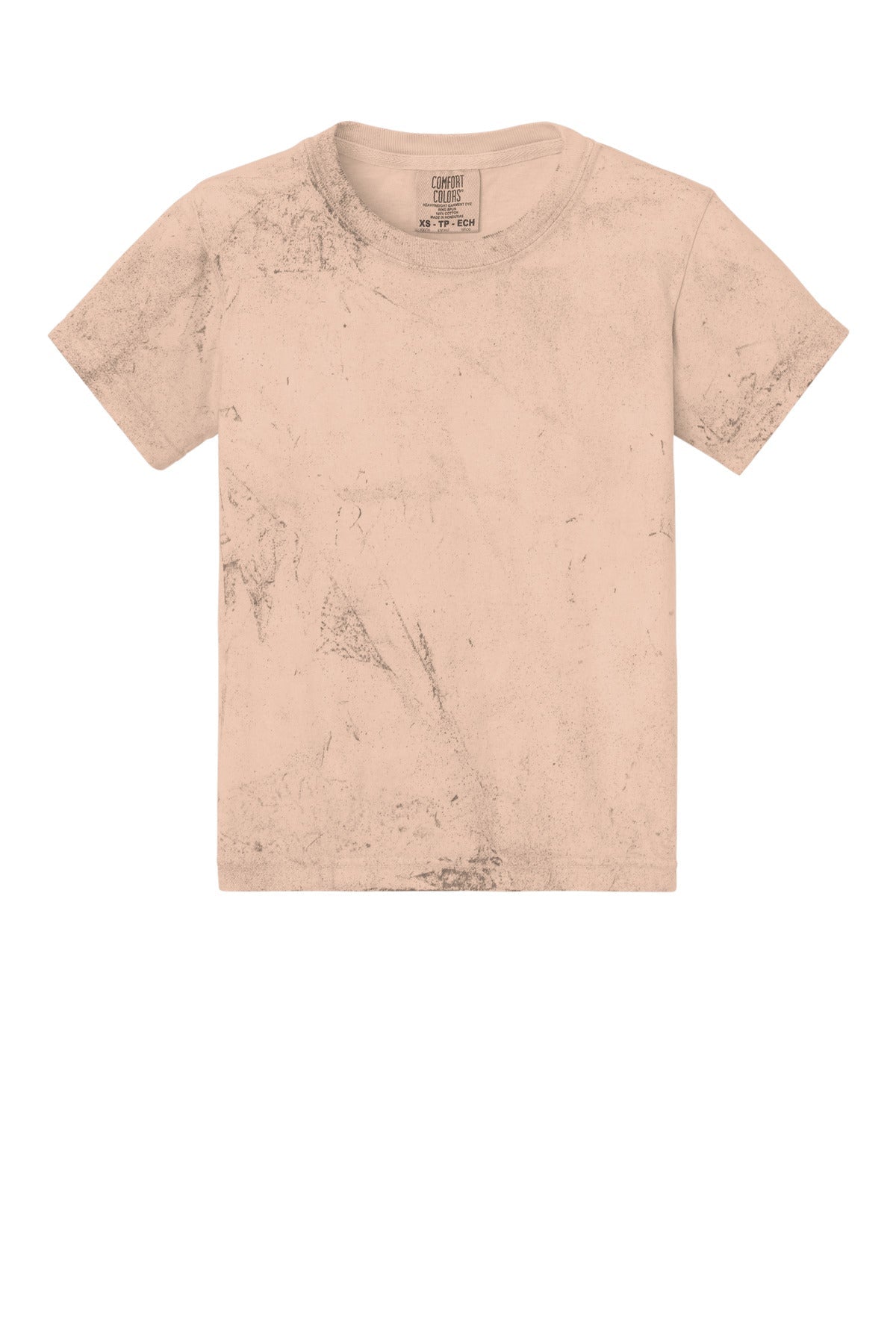 Front View of Umber Comfort Colors Youth Heavyweight Color Blast Tee 1745Y