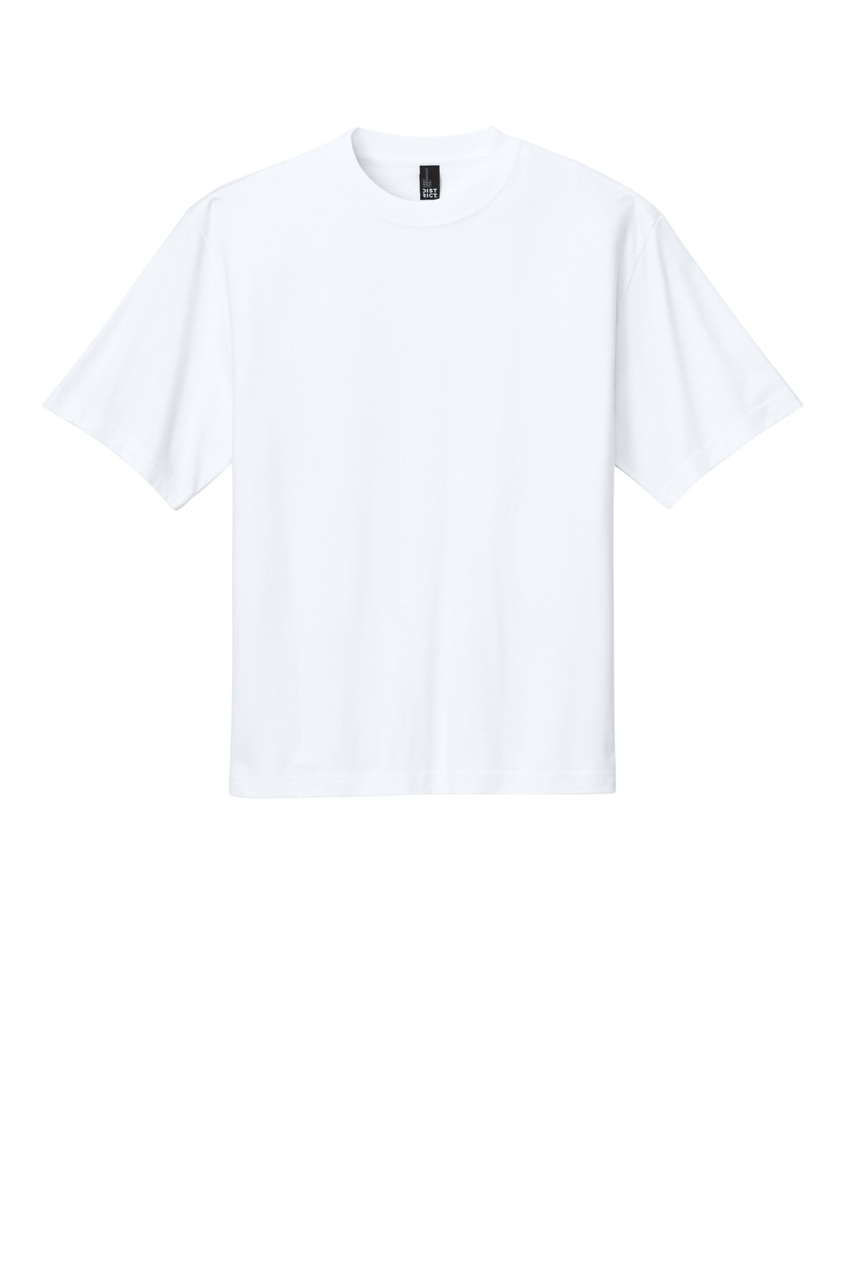 Front View of White District Heavyweight Very Important Tee DT6065