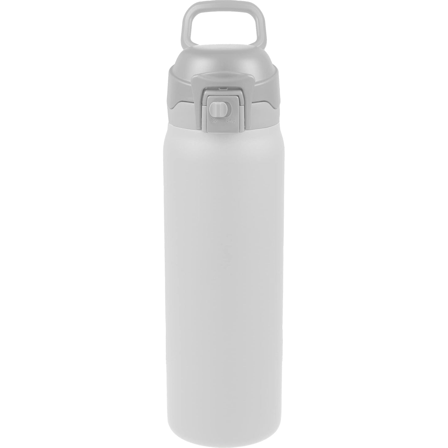 Front View of White Rhine 2 in 1 Vacuum Eco-Friendly Bottle 30oz plain