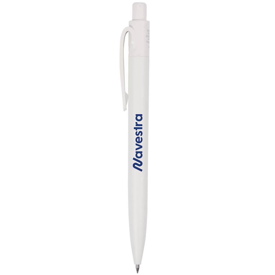 Front View of White Shoreside Gel Pen