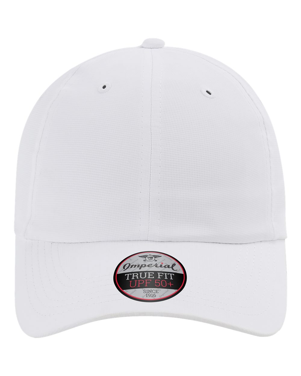Front View of White The Original Performance Cap - X210P