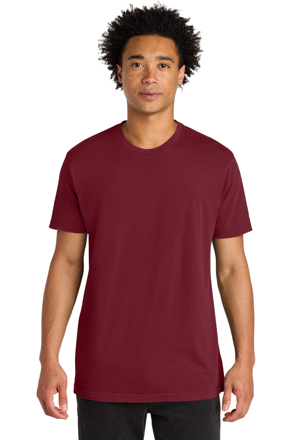 Front View of WshdCard Next Level Apparel Soft Wash Cotton Tee NL3600SW