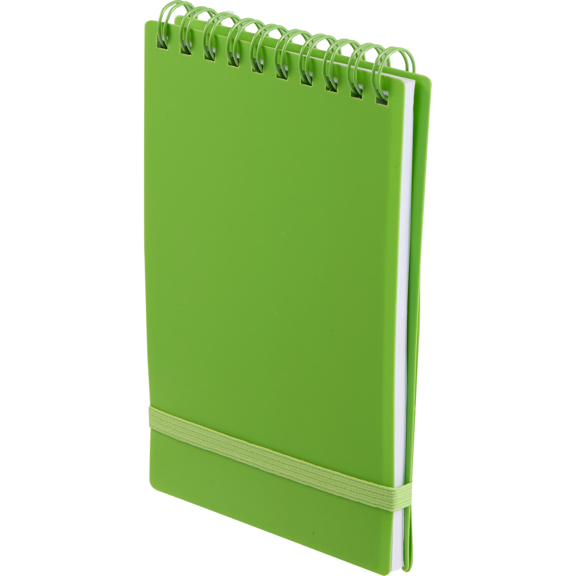 Green 3" x 5" Recycled Stand Up Pocket Jotter plain