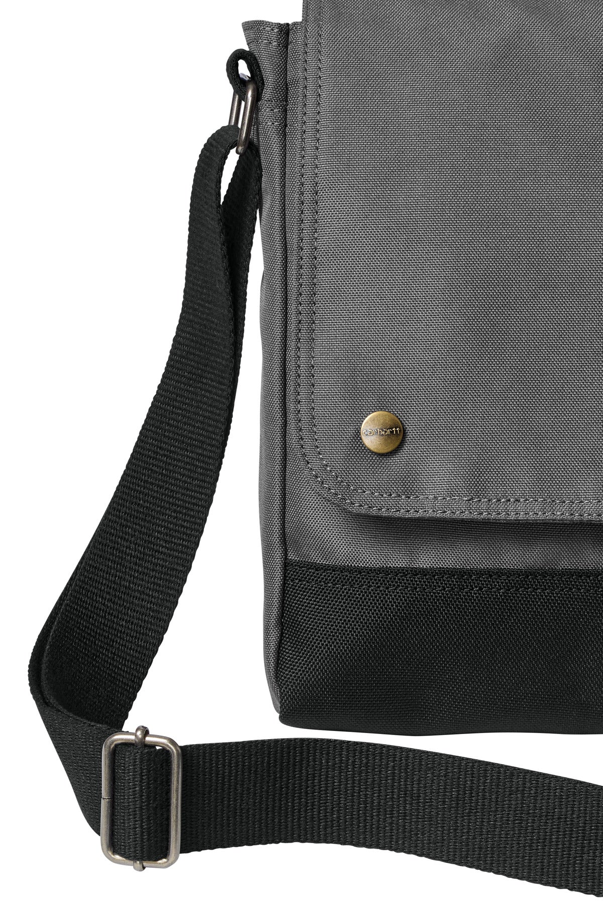 Grey Carhartt Crossbody Snap Bag CTB0000606