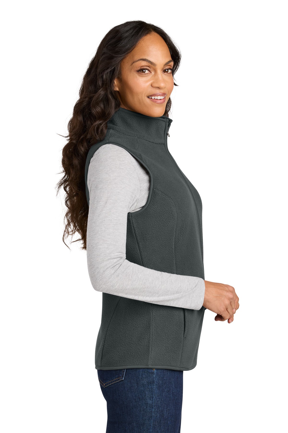 GreySteel Port Authority Women's C-FREE Fleece Vest L702