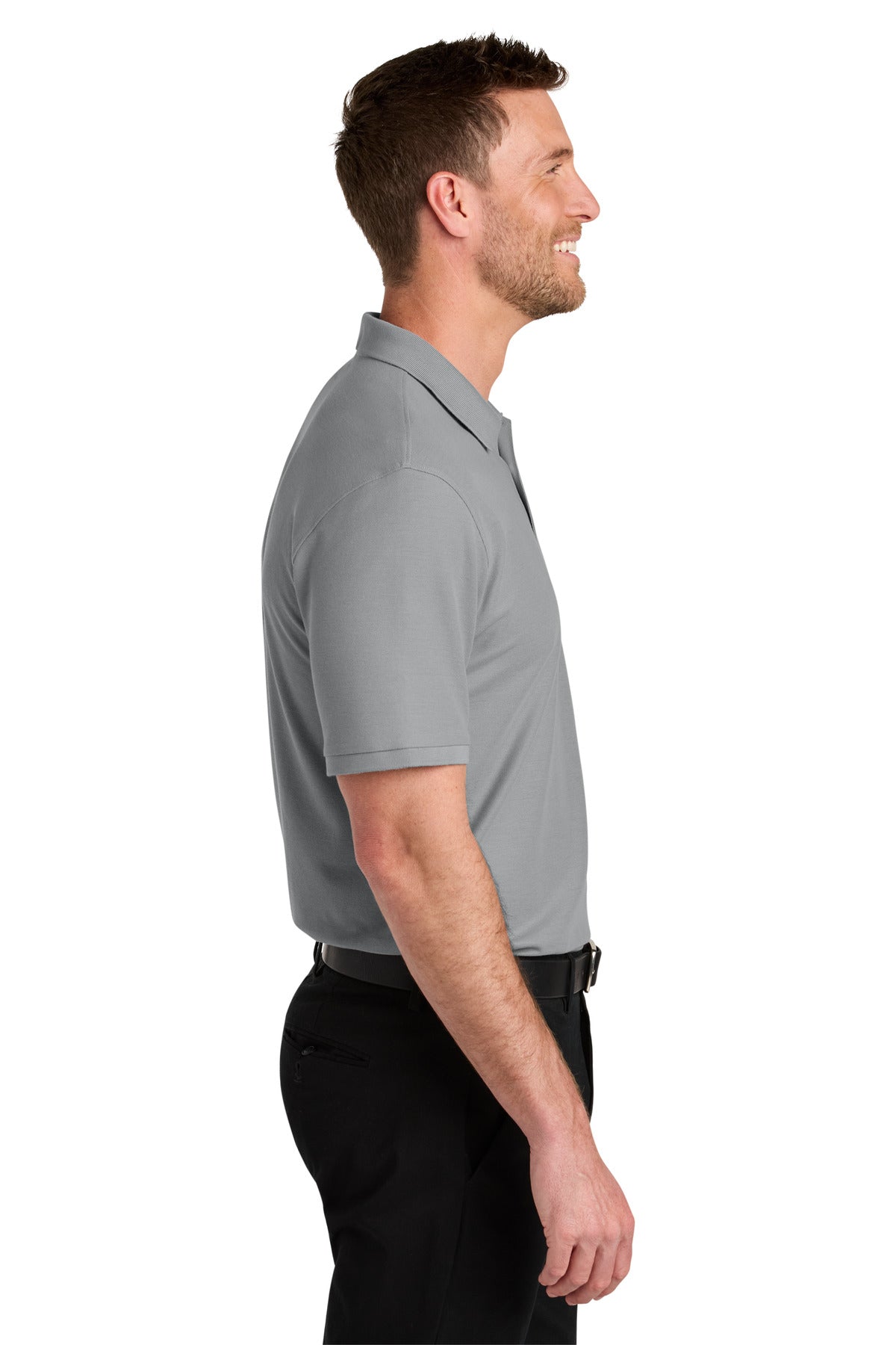 GustyGrey Port Authority Tall Wearever Signature Pique Polo TLK200