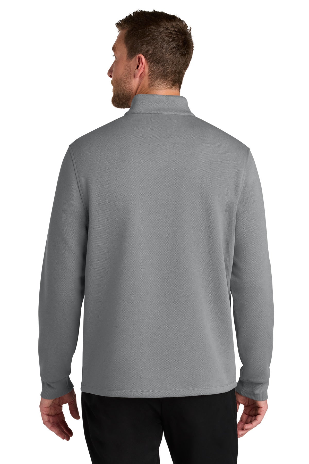 GustyGrey Port Authority Wearever Signature Double Pique 1/4-Zip K210