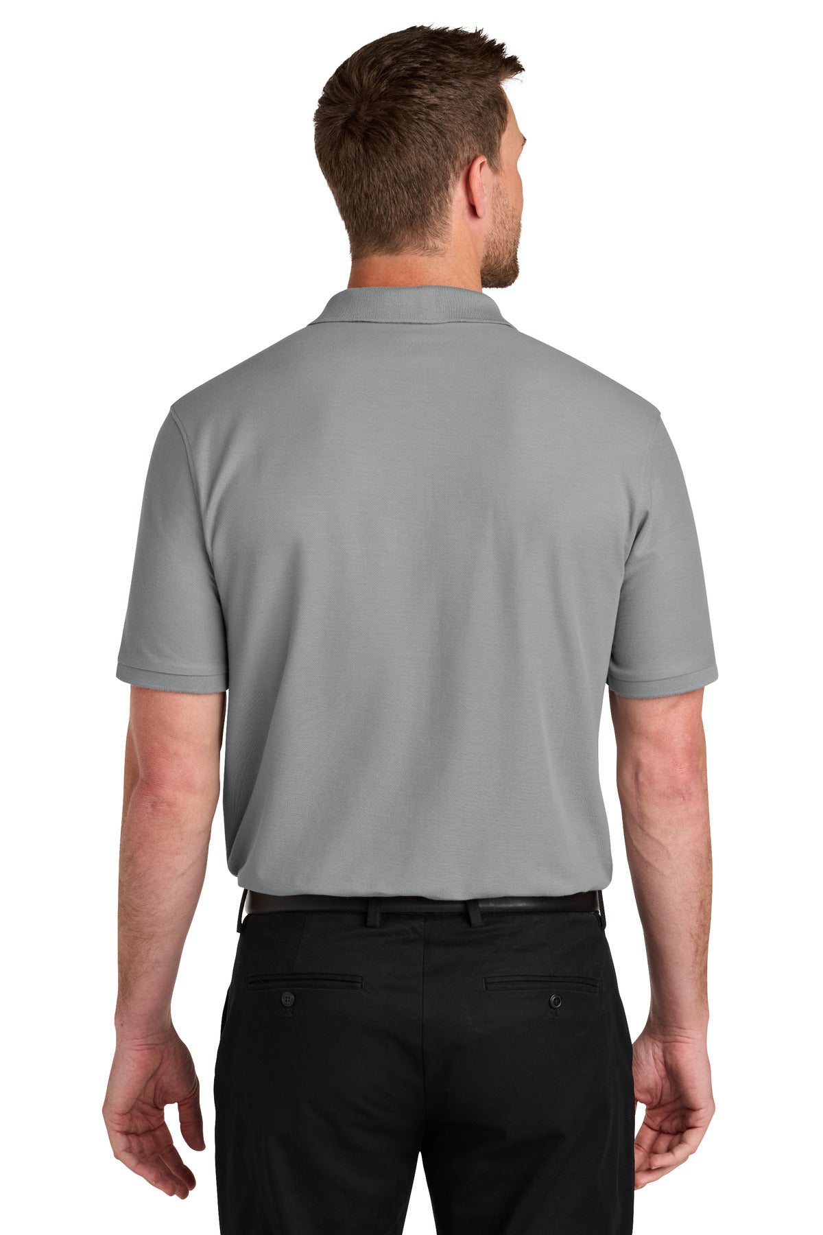 GustyGrey Port Authority Wearever Signature Pique Pocket Polo K200P